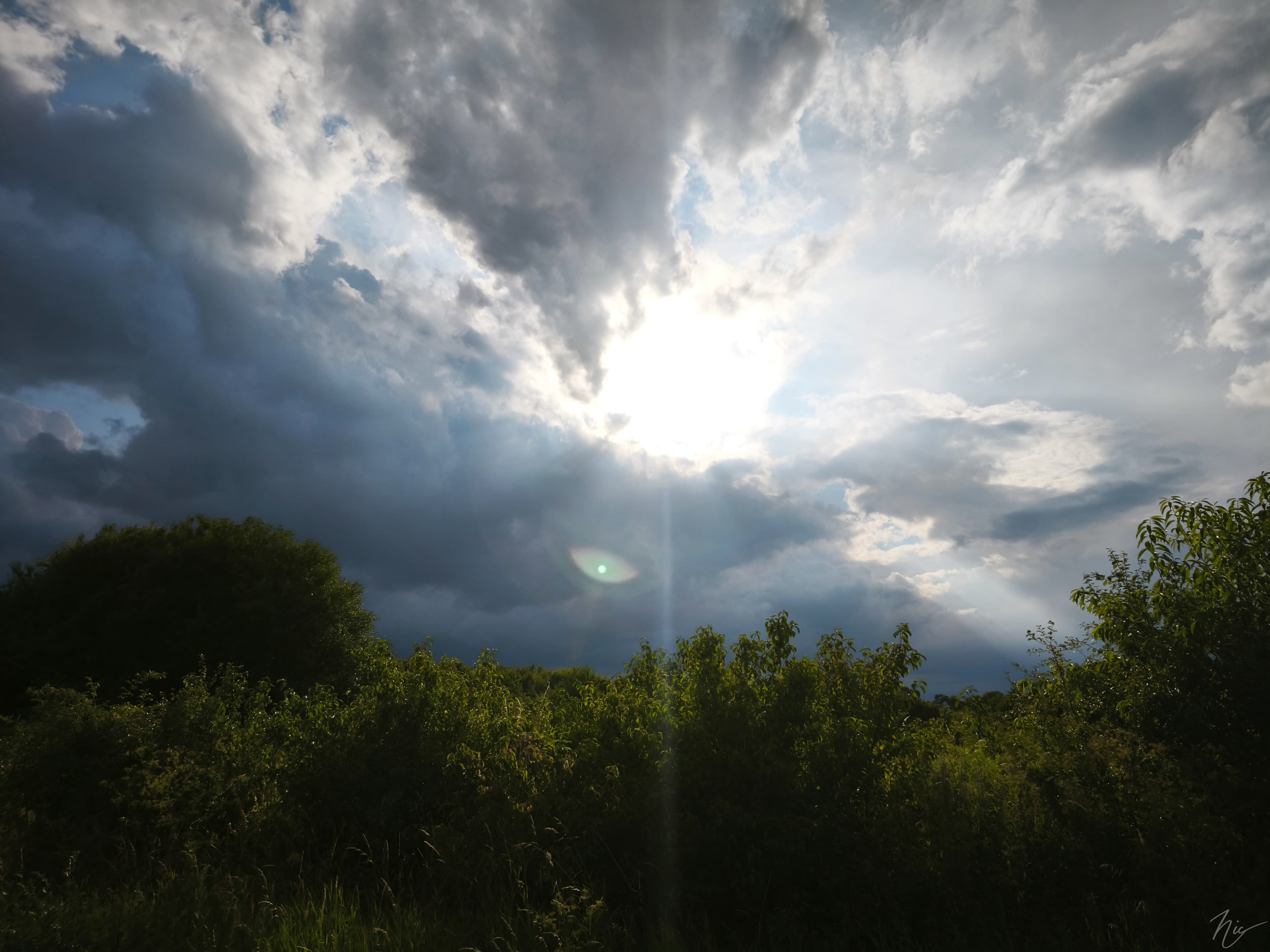 Gewitter klärt die Luft